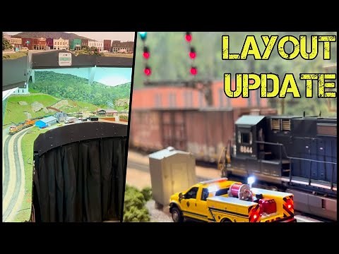 Layout Update 2024 - CTC Signals, Scenery, & Layout Skirting