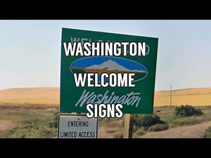 Washington Welcome Signs