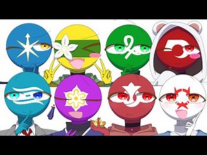 都道府県ヒューマンズ集！#countryhumans #都道府県 #都道府県擬人化 #兵庫 #京都 #愛知 #大分 #千葉 #愛媛 #宮城 #熊本