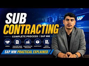 SAP MM Subcontracting Process Explained by Progress IT Institute | Practical Tutorial