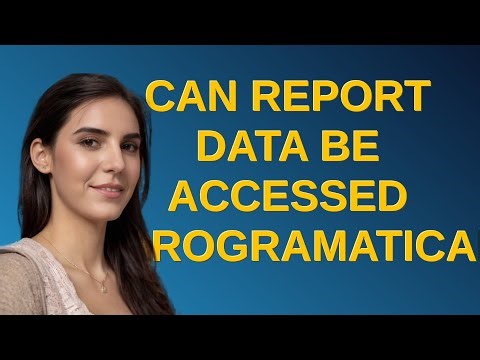 Salesforce: Can report data be accessed programatically?