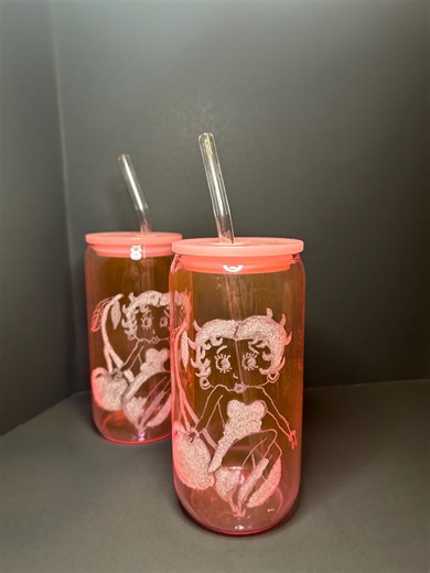 Ensemble de verres Betty Boop - Etsy France