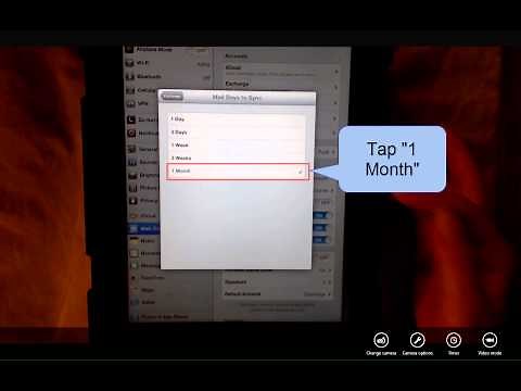How to Set Up "Mail Days to Sync" in e-mail (iPad/iPhone) - Turner Time Management