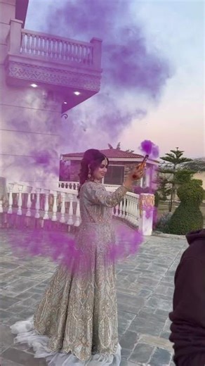 Bride with Smoke #sgstudio #bridegroom #bridegroom #weddingdress #bride #bride #wedding fyp