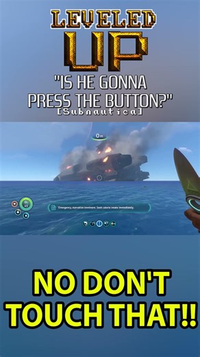Is He Gonna Press the Button?! [Subnautica] #gaming #subnautica #indiegame