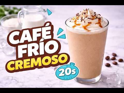☕ Café Frío Cremoso en 20 Segundos | Receta Fácil y Deliciosa