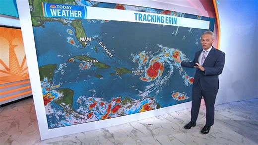 Tracking Hurricane Erin: Storm Strengthens to Category 4