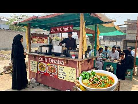 Pakistan’s HIDDEN Dhaba Gem 😍 | Authentic Zulfi Dhaba Breakfast - Best Dhaba street food in pakistan