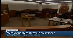 Court Reporter shortage making it difficult for court cases to go through