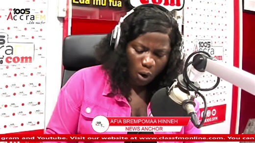 LIVE, ACCRA NEWS @ 12 PM WITH AFIA BREMPOMAA HINNEH ON ACCRA 100.5 FM | Accra100.5FM
