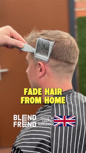 WE HELP YOU FADE HAIR AT HOME! 💈 . We pay you for user content! . 🇬🇧Made in the UK . #homehaircut #menshairtutorial #menshairtips #homehairsalon #fade haircut hairtutorial lifehack besthaircuts fyp reels homehairdresser menshaircut foryoupage trending instagramhacks hair hairstyles lifehacks instagood instahair instahacks fyp fypシ trendingreels worksmart worksmarternotharder homehacks cuthair behindthechair