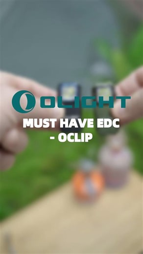Compact Olight Oclip: Versatile Outdoor Flashlight with Six Lighting Modes