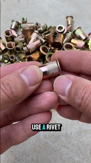 Rivet Nut Install Trick Easy