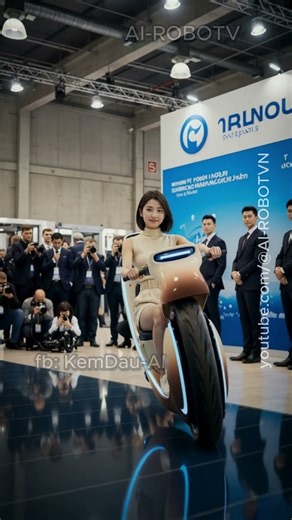 She Rides the Next-Gen One-Wheel Bike Like a Pro!