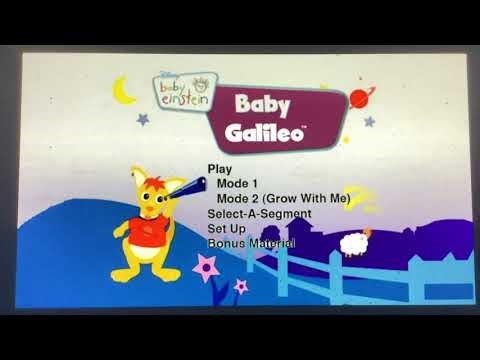 Baby Einstein - Baby Galileo 2009 DVD Menu