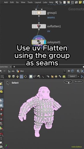 Unwrap UV Like a PRO: Houdini UV Techniques Compared! #houdini #3dgamedevelopment #gamedev
