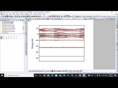 How to plot the graph of band structure in the ORIGIN software|||part 2