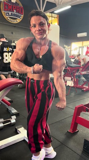 NASTENKA in the gym #womensbodybuilding