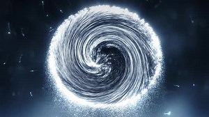 Vortex Blue Ring Background