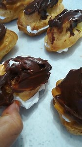 A treat for sure... Love making Chocolate Eclairs. ❤️❤️. EI Online, Lofra | Fatima Sydow Cooks