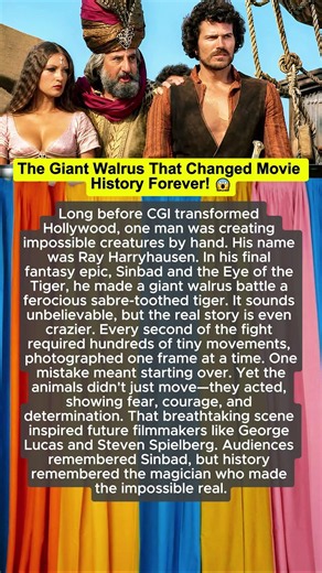 🎬 The Giant Walrus That Changed Movie History Forever! 😱 #shortsvideo