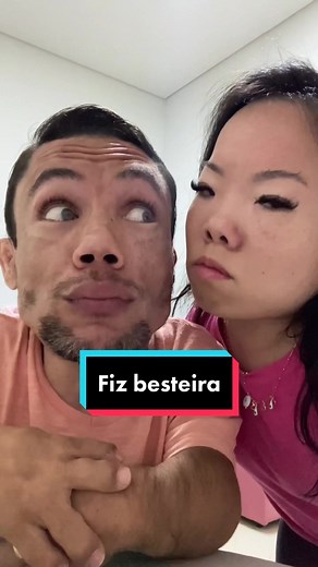 Fiz besteira? #omenorcasaldomundo #paulinhogigante #pgzinho #paulinhogiganteverificadonotiktok #casaltiktok