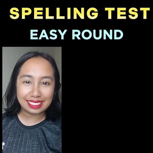 1.6M views · 50K reactions | Spelling Test (Easy Round) || Ano'ng Score Niyo? 藍 Open for suggestions kung paano mapapaganda ang ating spelling test.  | Teacher Maureen | Facebook
