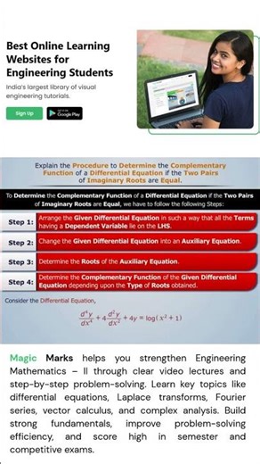 Crack Differential Equations FAST with Magic Marks!