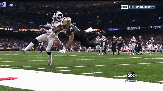 Referee misses crucial pass interference penalty in NFC championship game