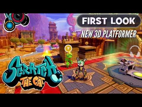 First Look at Scratch the Cat - New 3D Platformer!