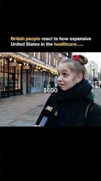 British people react to US healthcare prices… SHOCKED 😳💸 #shorts #health #viral #medical #trending