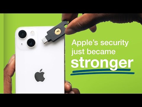 Apple adds YubiKey support for Apple ID