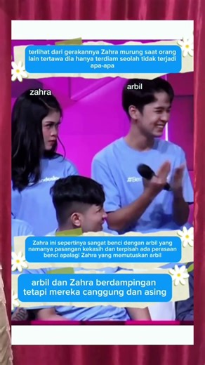 Zahra cuek berada disamping Arbil #da7indosiar #arbildacademy7 #zahrada7 #shorts