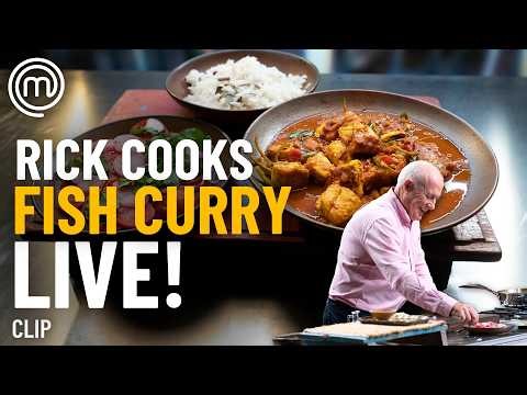 Cook Madras Fish Curry with Rick Stein 🐟 | S14 Ep40 | MasterChef Australia | Clip