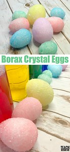 Easter Science: Borax Crystal Eggs