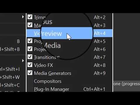 Vegas Pro Video Preview Not Showing or Screen Blank Problem