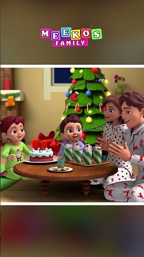 Christmas Vibes Only 🎄 | Meeko’s Family #ChristmasShorts #ChristmasForKids #songsforkids