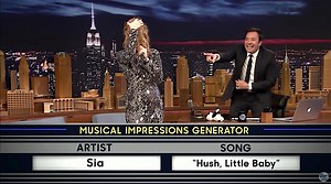 Celine Dion and Jimmy Fallon play an endearingly chaotic game of musical impressions