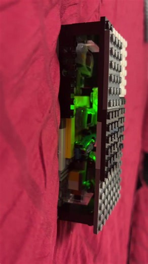 Micro machines x LEGO? Made a Bugatti dealership in LEGO #lego #buggati