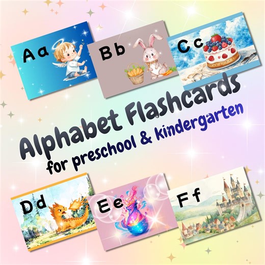Printable Alphabet Flash Cards PDF | Preschool Classroom ABC Cards | Teacher Resource - Etsy Australia