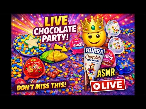 satisfied video with candy asmr 🍭🍭🤡unboxing🤡 #asmr #livestrem