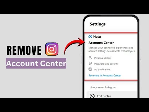 How To Remove Instagram From Account Center (2026) | Disconnect Meta Accounts