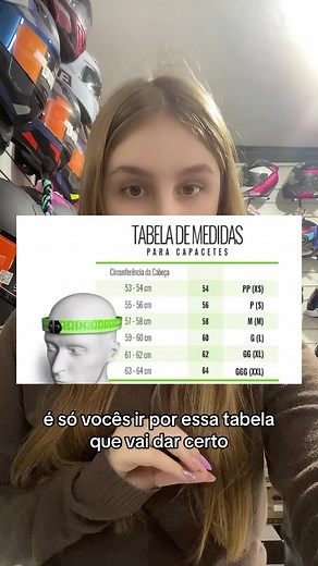 Como medir e escolher o tamanho do capacete
