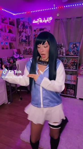 ⚠️NEW⚠️ Hinata Hyuga cosplay💜 👉🏼👈🏼 #skylahinata #animetiktok #hinatahyuga #hinatacosplay