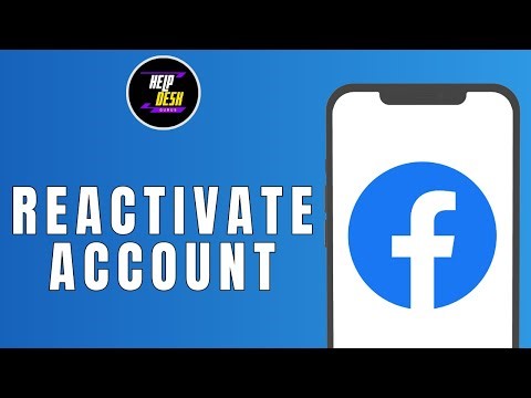 HOW TO REACTIVATE FACEBOOK ACCOUNT