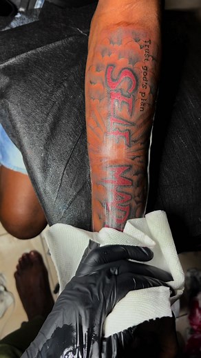 Inner Harm Half Sleeve Tattoo Design