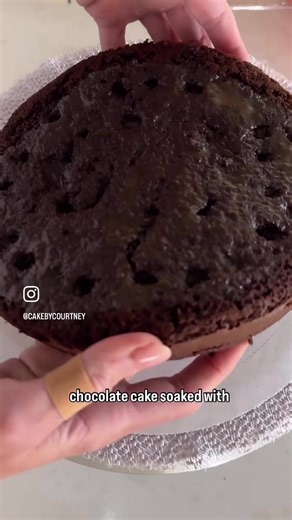 Chocolate cake layers soaked with caramel… that’s all you need to know. Recipe: https://cakebycourtney.com/not-your-moms-better-than-anything-cake/ #cakebycourtney #cake #baking #food #fyp