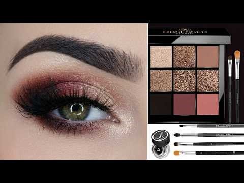 Soft mehroon Party Eye Makeup Tutorial for Beginners