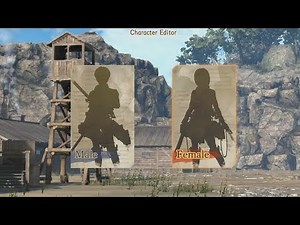 Attack on Titan 2 PC New Character Creation (Voices, Clothing, Faces and more!!)