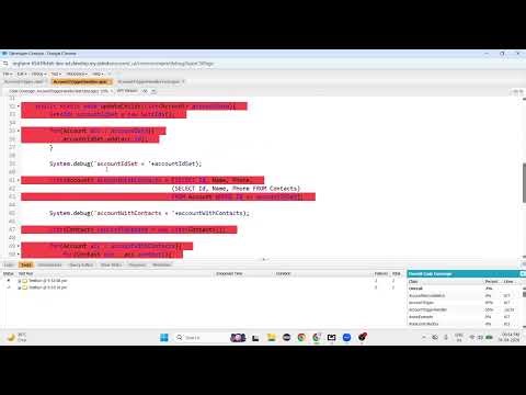 Implementing Test Classes, Code Coverage - (01-04-26)